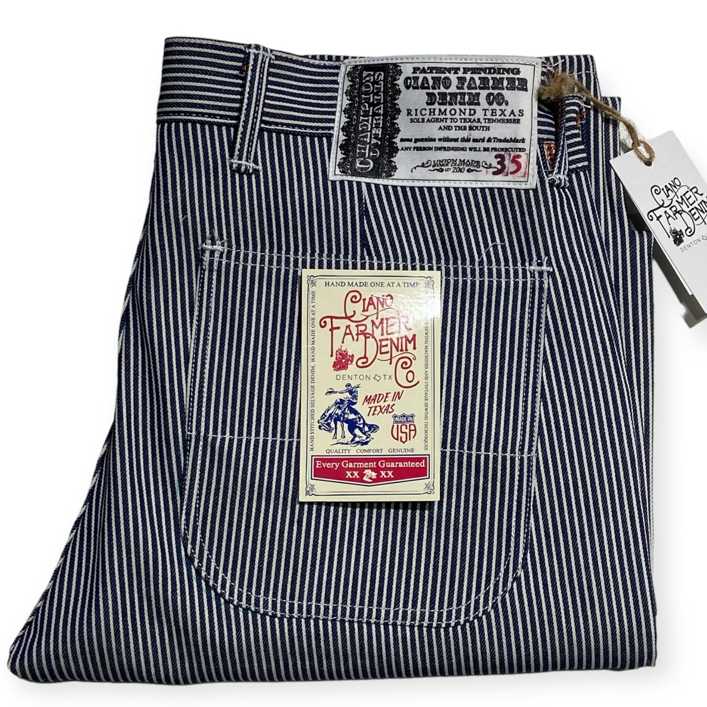 #HIC 10oz MV Mills Hickory Stripe Denim CHINO Version