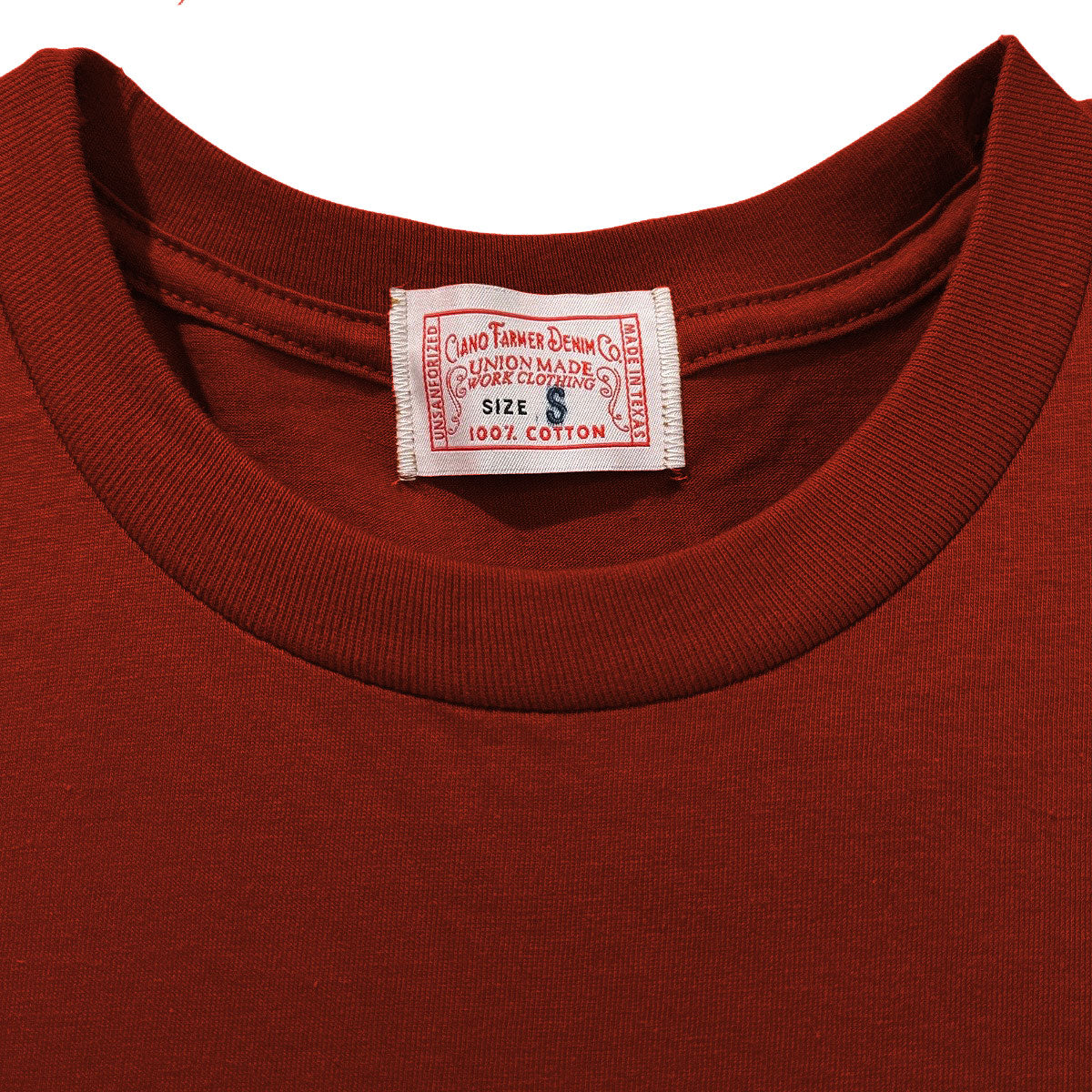 4.4oz TEXAS MADE Crew Neck CRANBERRY