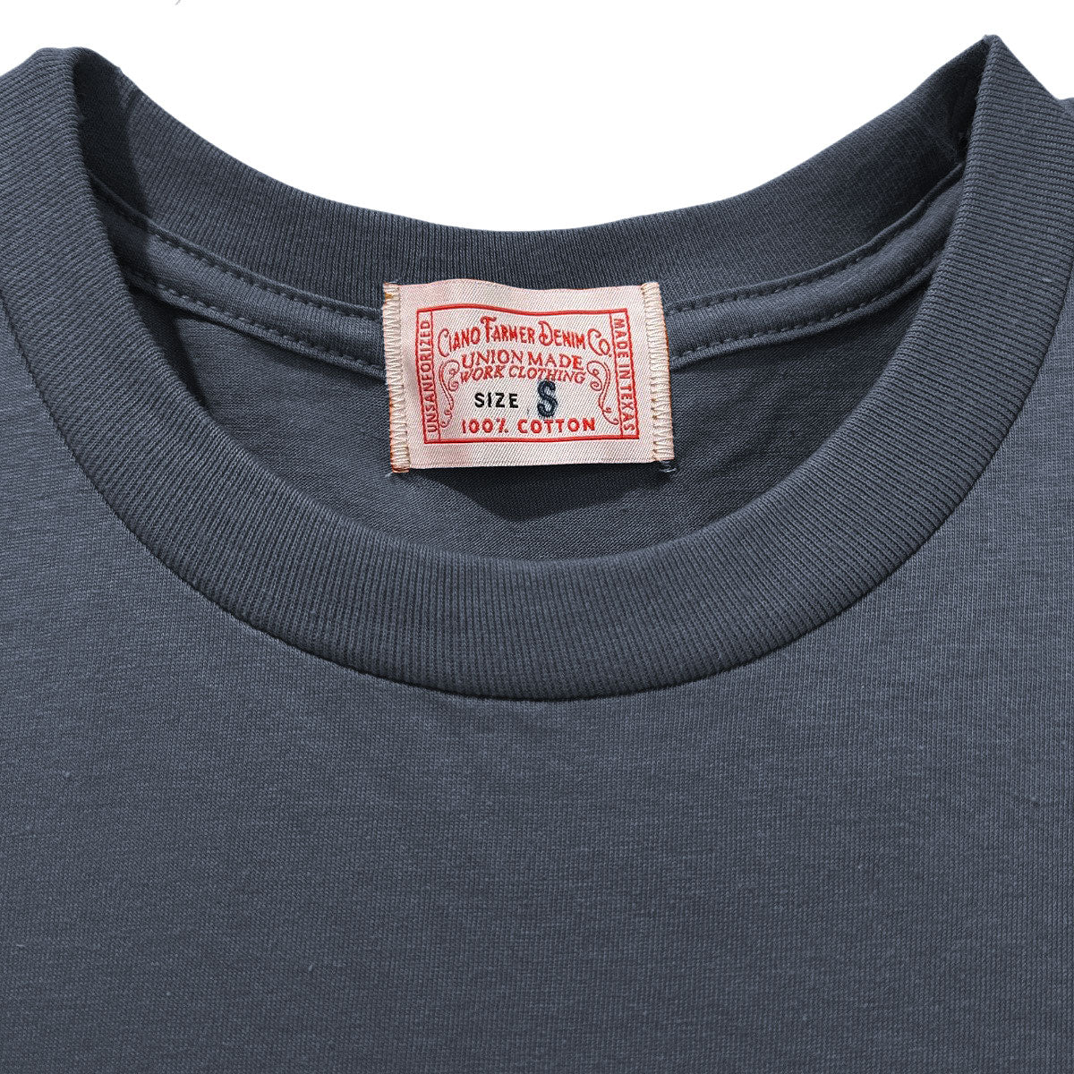4.4oz TEXAS MADE Crew Neck GREY Slate