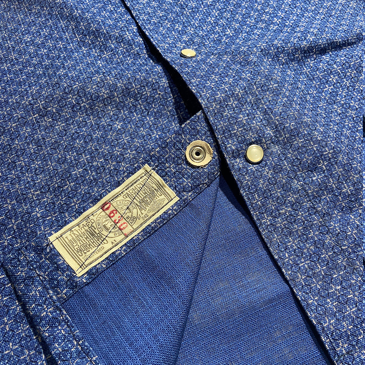 6oz Japanese Nara Blue Saw Tooth Workshirt / Made in Texas