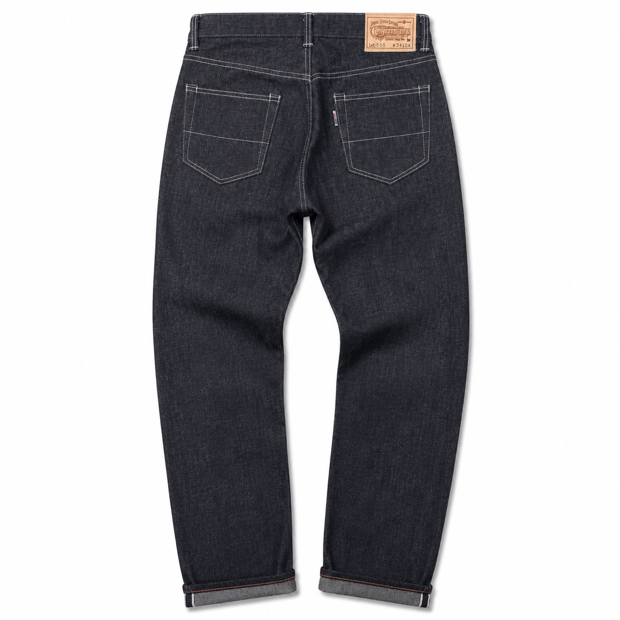 #0505 18oz Japanese INDIGO 'Secret Denim" Selvedge 5 Pocket Version