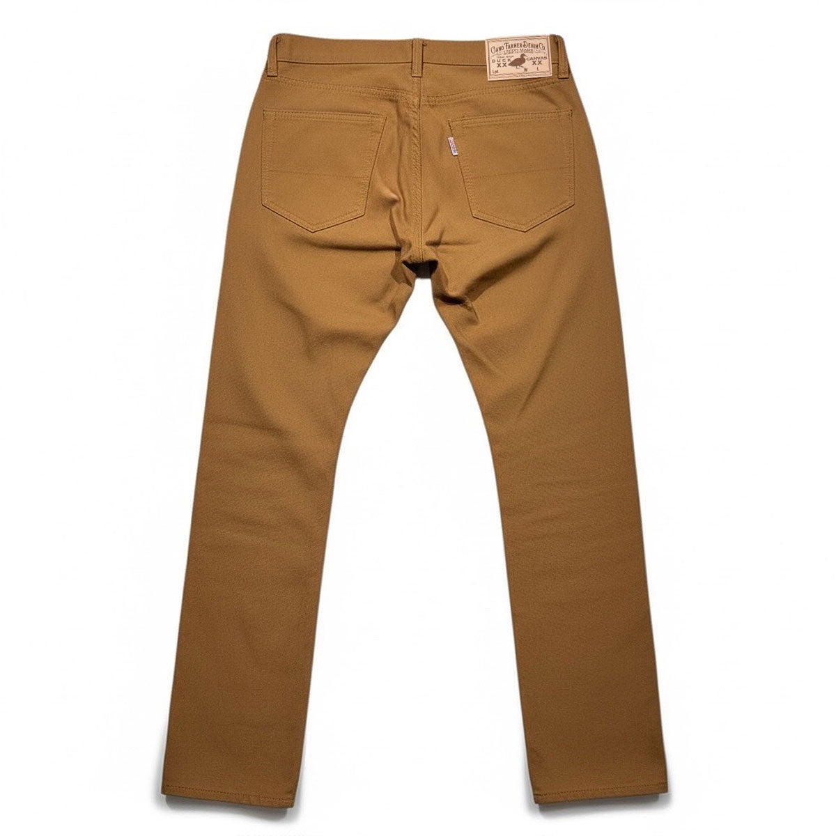 Brown pants on a white background
