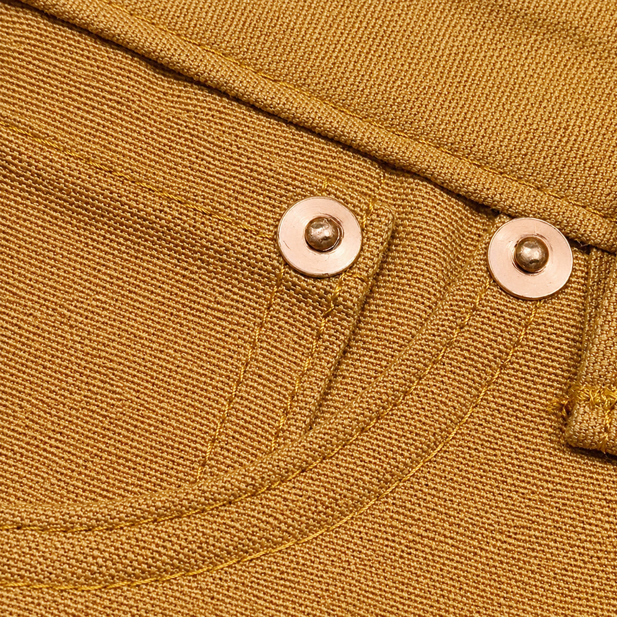 OPSTK #131 10oz Duck Canvas Ochre Brown 5 Pocket Model [Slim Fit 901]