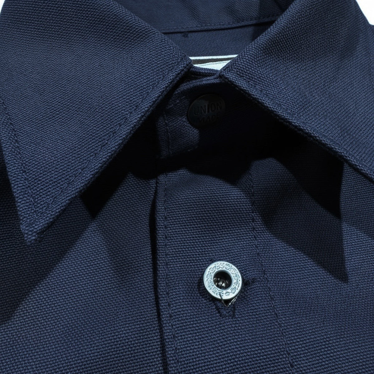 #133 12oz USA Duck Canvas Work Shirt Navy