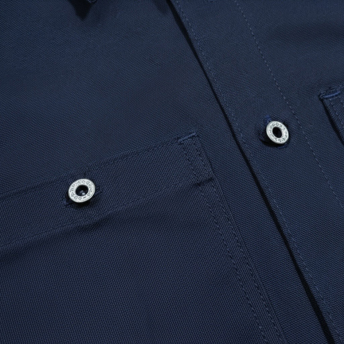 #133 12oz USA Duck Canvas Work Shirt Navy