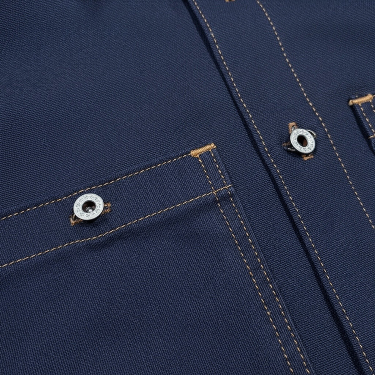 #133 12oz USA Duck Canvas Work Shirt Navy
