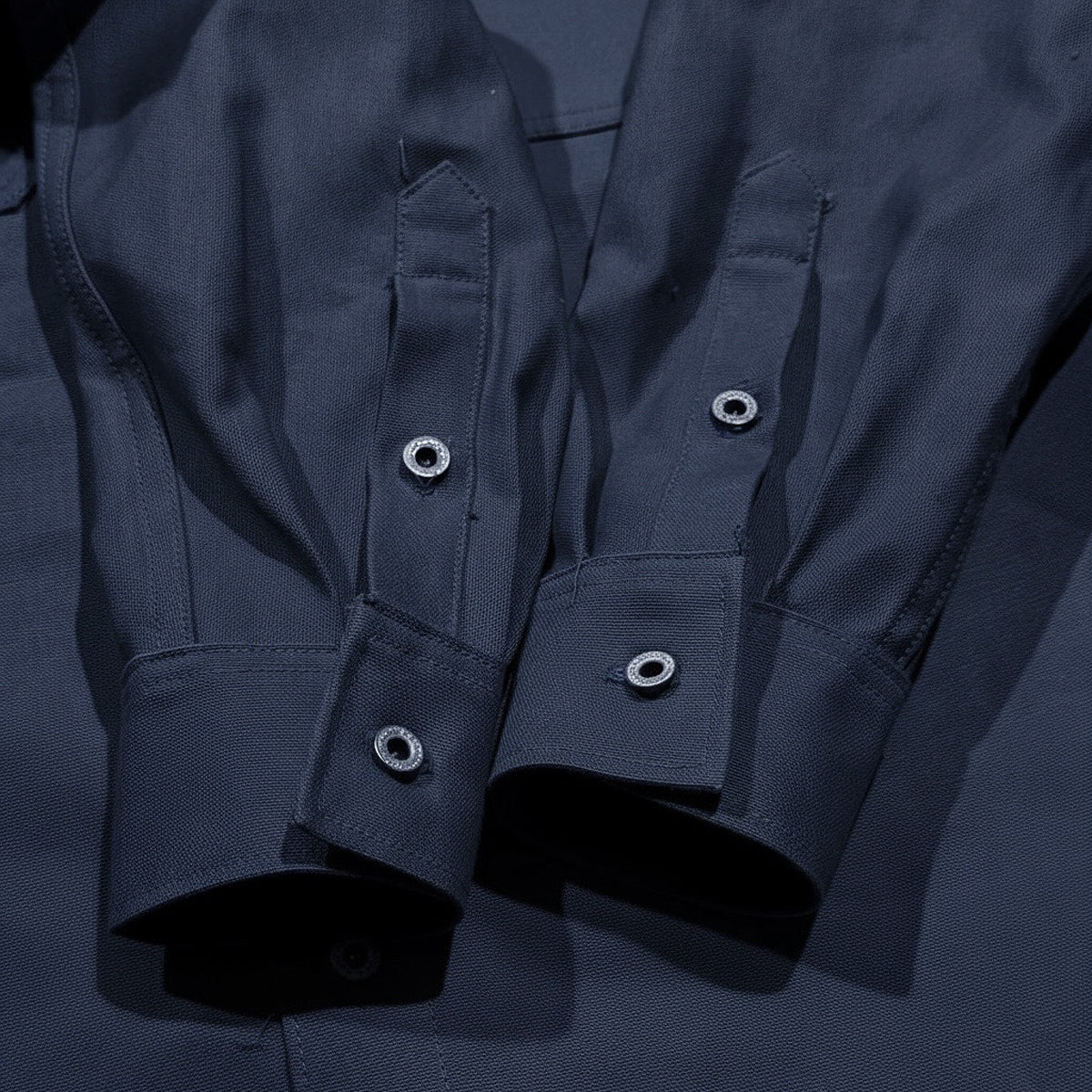 #133 12oz USA Duck Canvas Work Shirt Navy