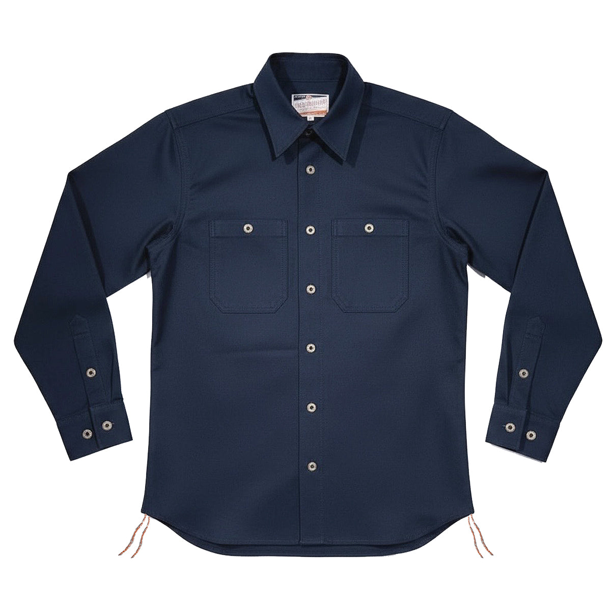 #133 12oz USA Duck Canvas Work Shirt Navy