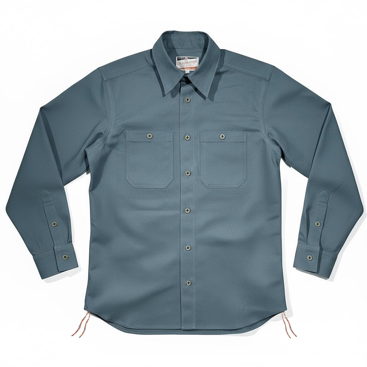 #133 12oz USA Duck Canvas Work Shirt Sea Grass