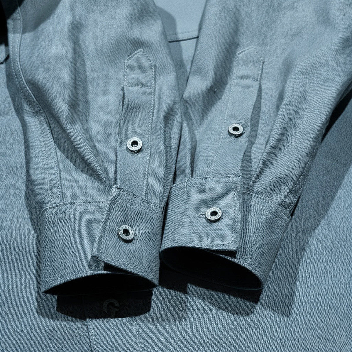 #133 12oz USA Duck Canvas Work Shirt Sea Grass