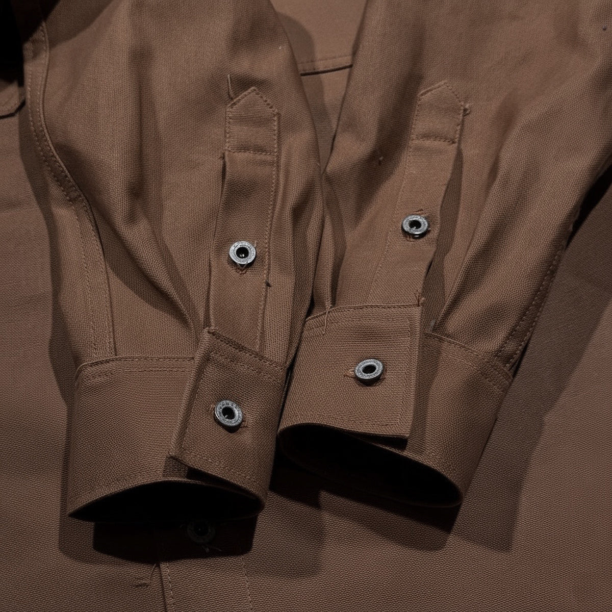 #133 12oz USA Duck Canvas Work Shirt Timber Brown