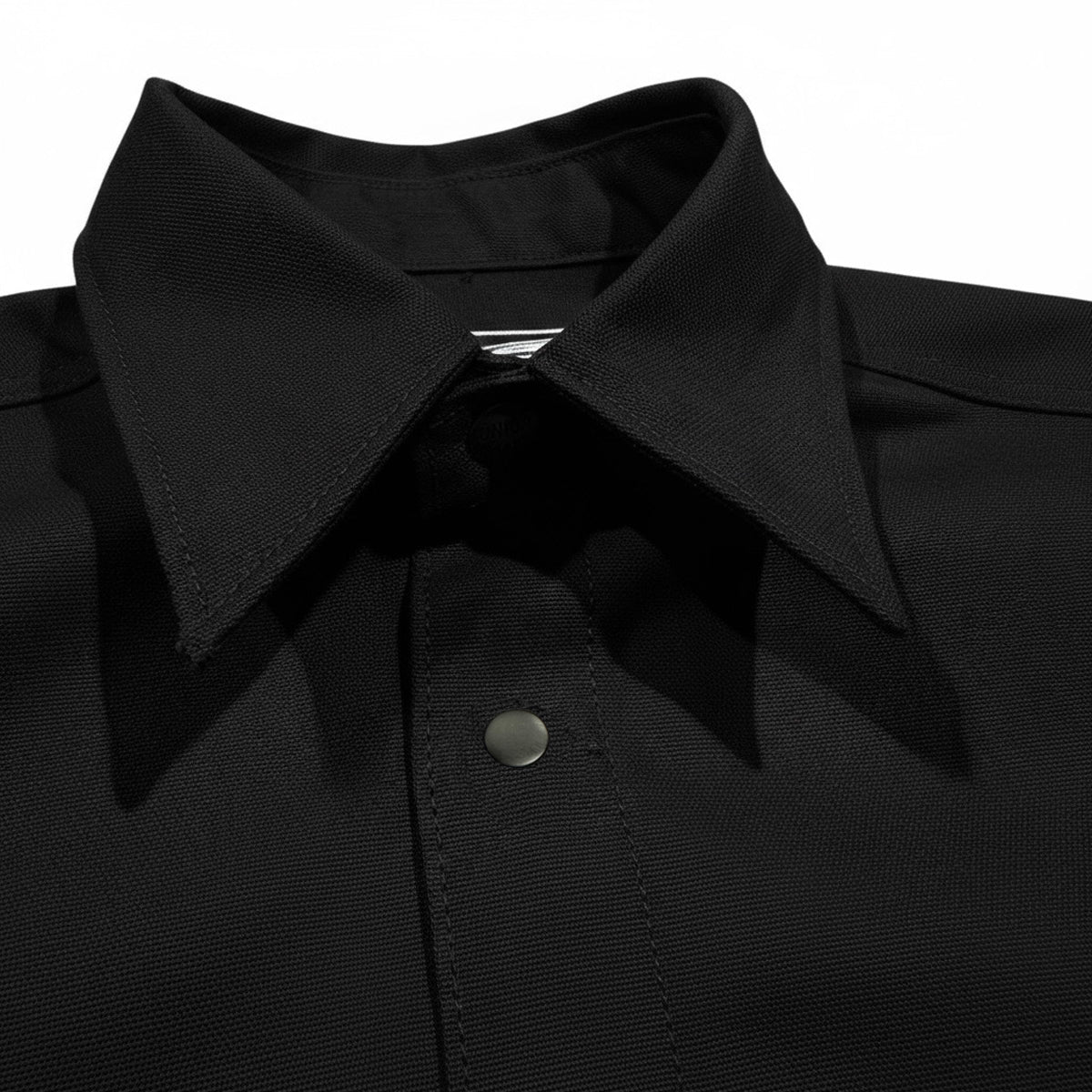 #133 12oz USA Duck Canvas Work Shirt Black (OPSTK)
