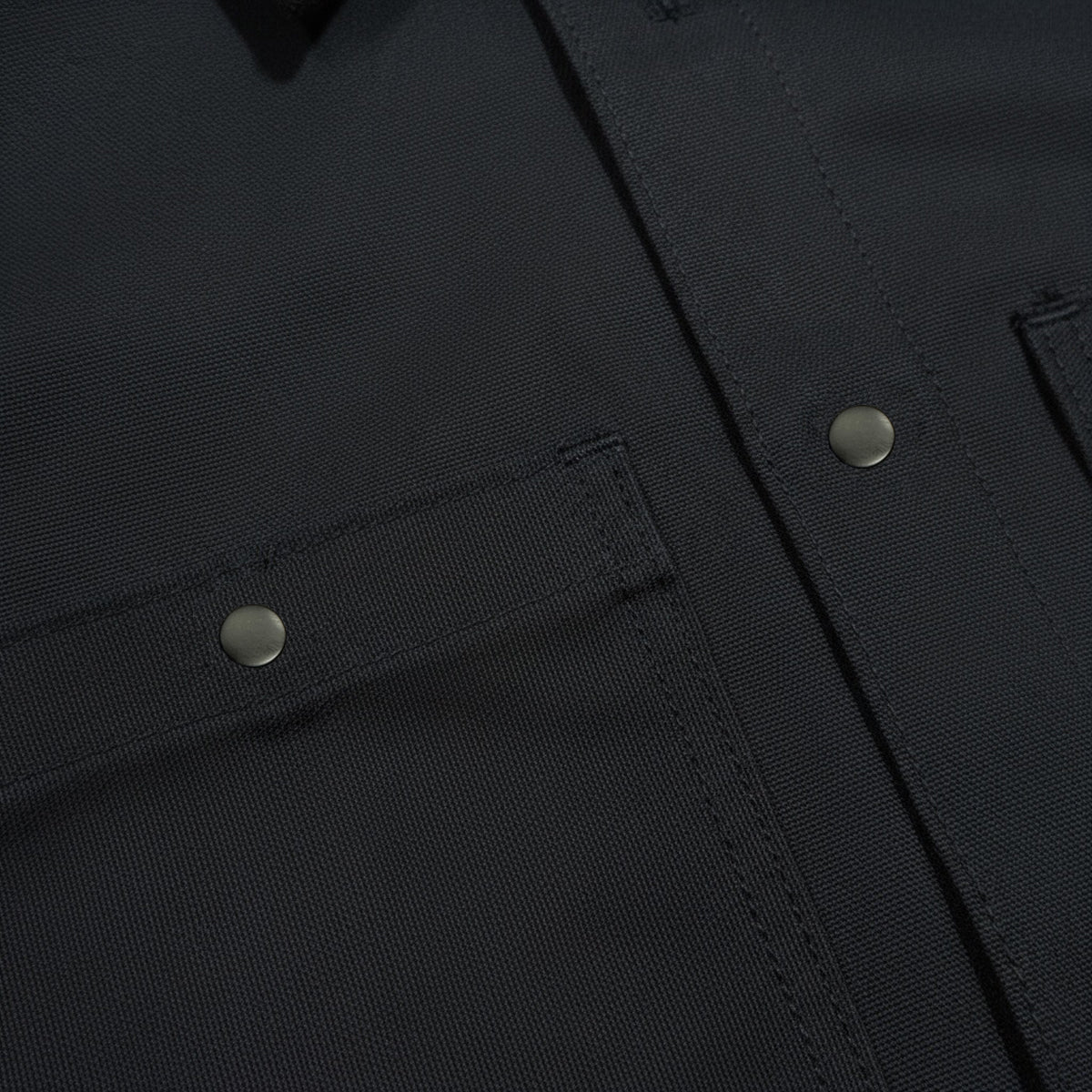 #133 12oz USA Duck Canvas Work Shirt Black (OPSTK)