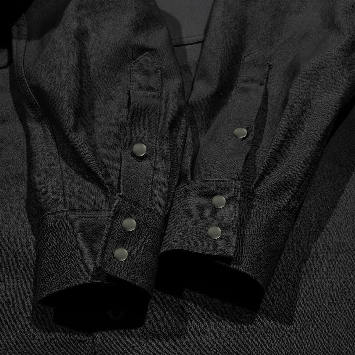 #133 12oz USA Duck Canvas Work Shirt Black (OPSTK)