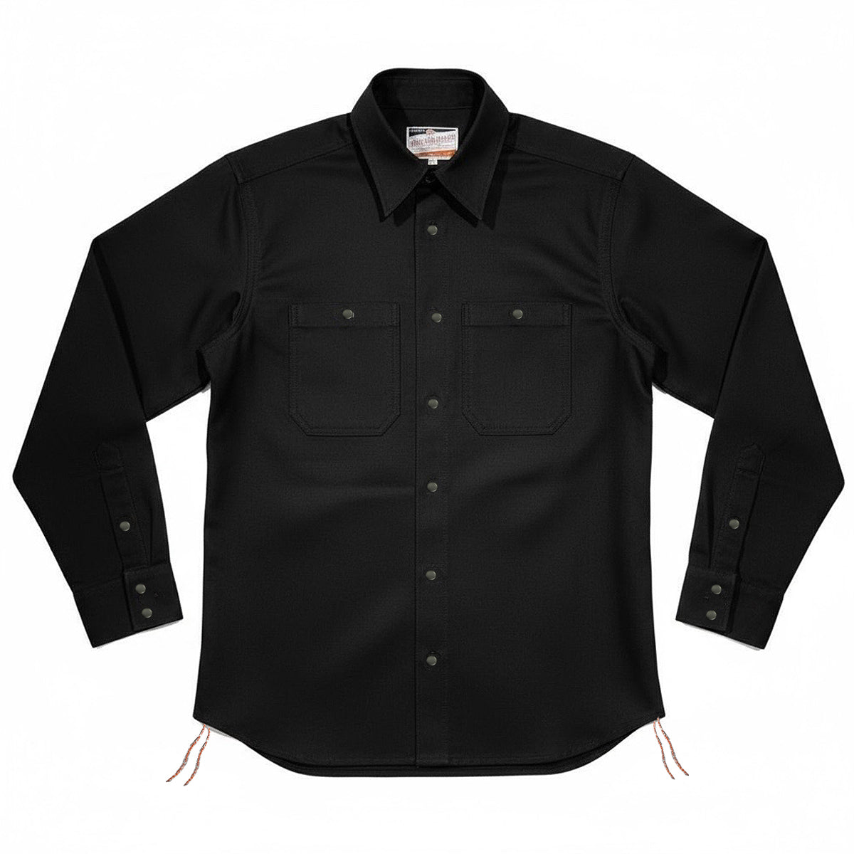 #133 12oz USA Duck Canvas Work Shirt Black (OPSTK)