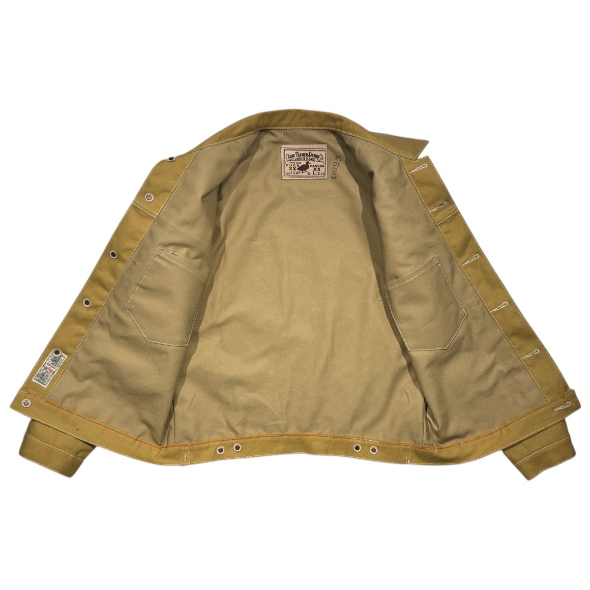 #134 18oz OCHRE Duck Canvas Field Hand Jacket