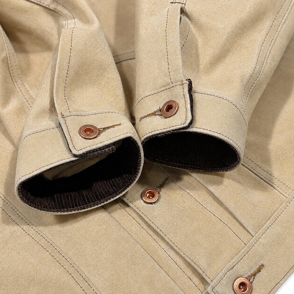 #3006 18oz Wax Duck Canvas Natural "Pinkerton" Fieldhand Jacket