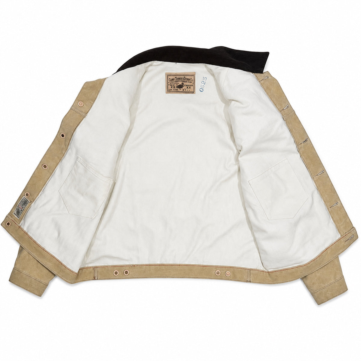 #3006 18oz Wax Duck Canvas Natural "Pinkerton" Fieldhand Jacket