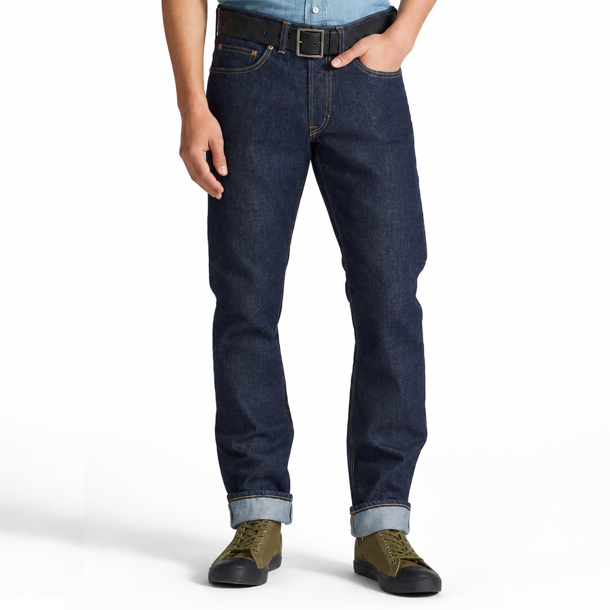 Vintage Dead Stock 1960s USA 15oz Broken Twill Selvage Denim [Regular Fit 905]