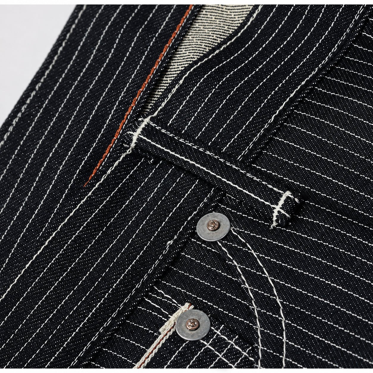 #2006 14oz Japanese Indigo/Indigo Jacquard Mini WABASH Selvedge