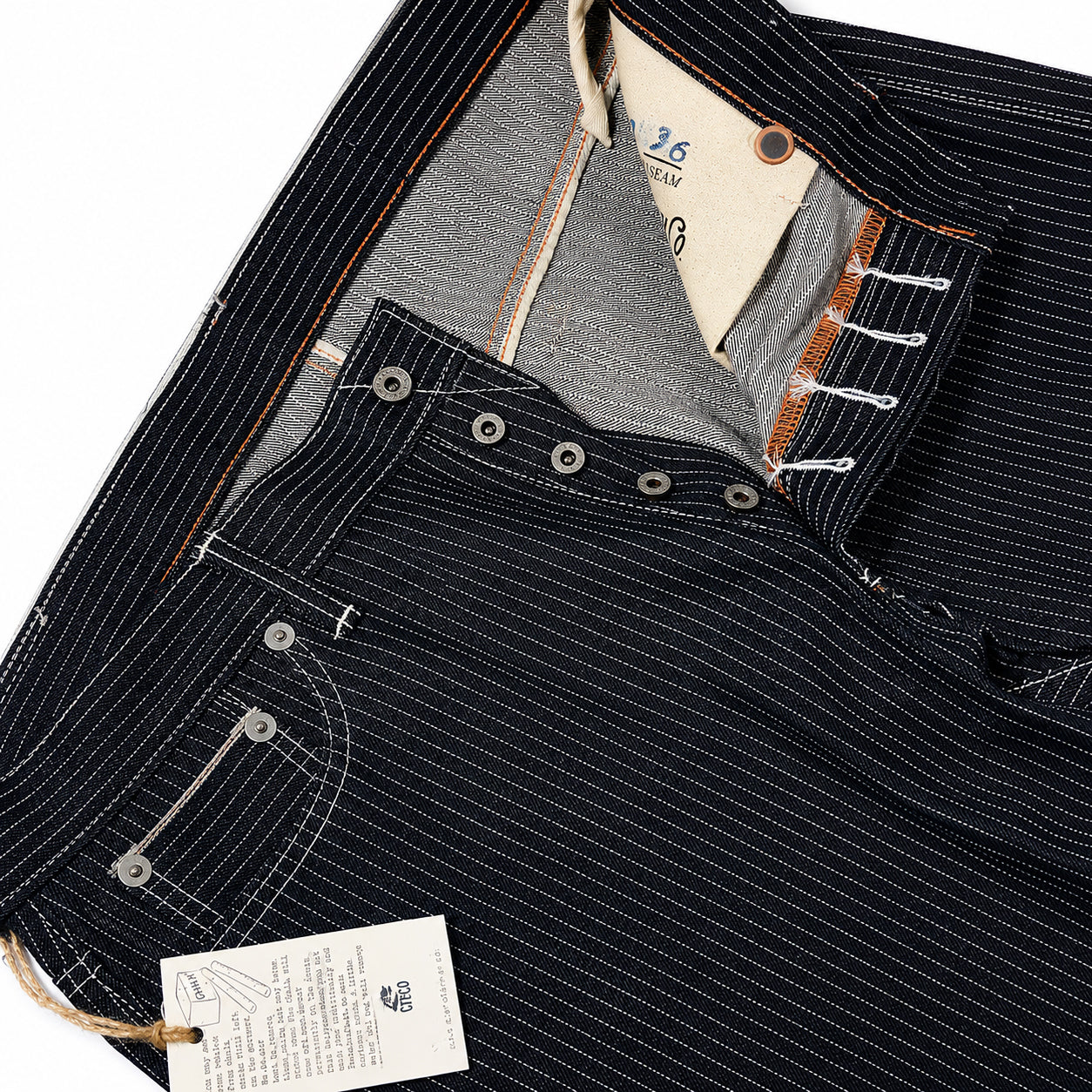 #2006 14oz Japanese Indigo/Indigo Jacquard Mini WABASH Selvedge