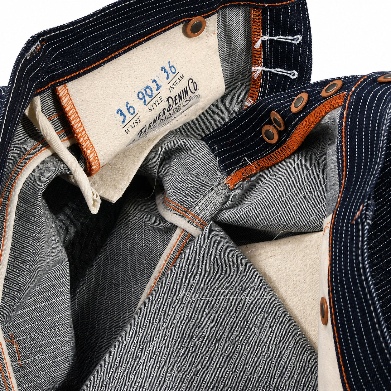 #2006 14oz Japanese Indigo/Indigo Jacquard Mini WABASH Selvedge