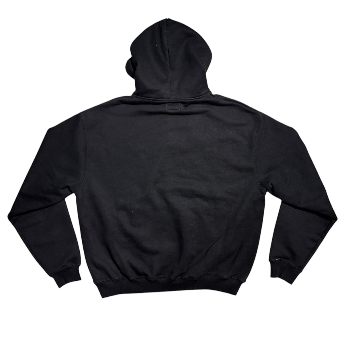 26oz / 870GSM Ultra Heavy Weigh Hoodie - 100% ORGANIC Cotton Black French Terry