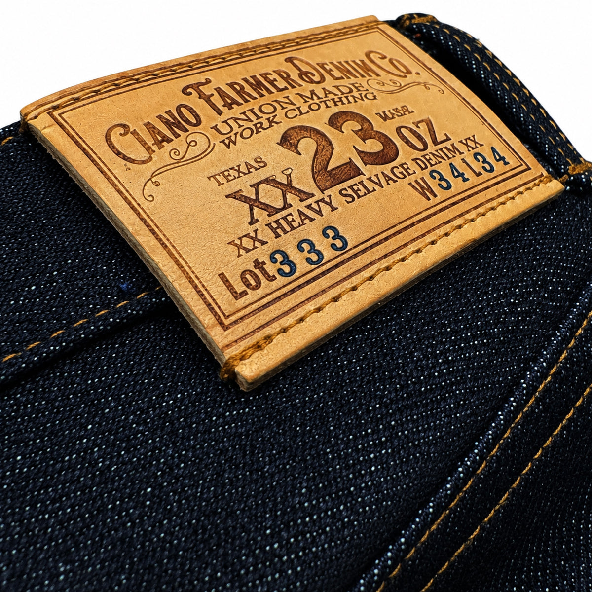 #333 23oz Heavy TYPE IH [ ICHIRO HACHIYA ] Japanese Indigo Red/White Selvage
