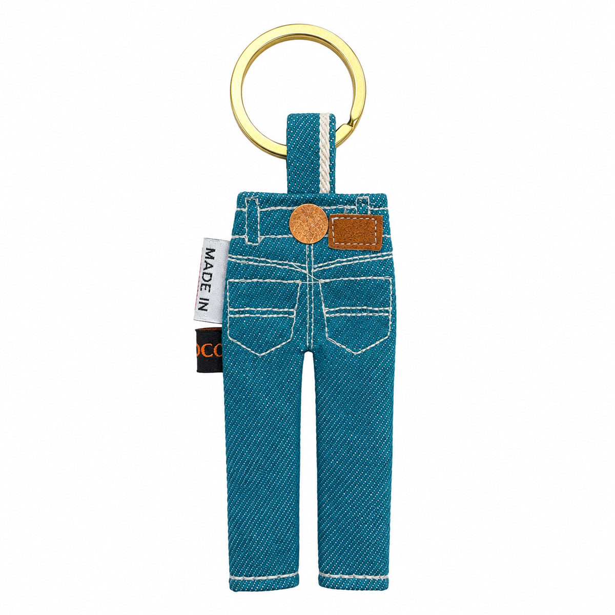 #AQUA Aqua Selvage Tiny Jean Keychain