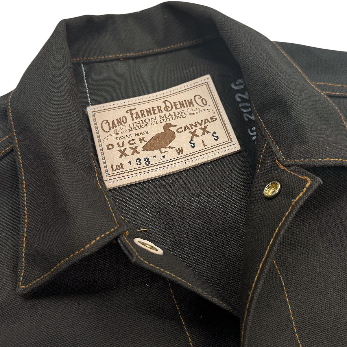 #133 12oz Duck Canvas Barbary Core Coat Olive