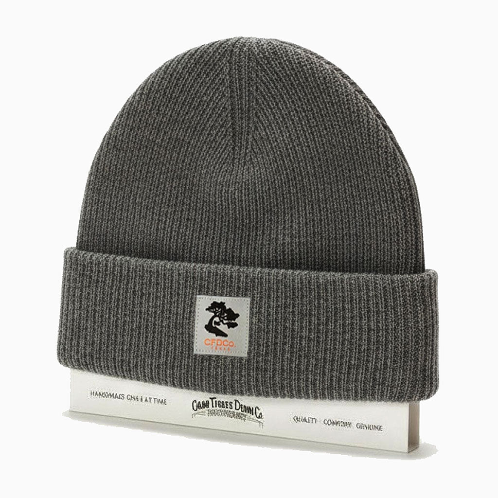 Heather Grey Cashmere Merino Wool Beanie