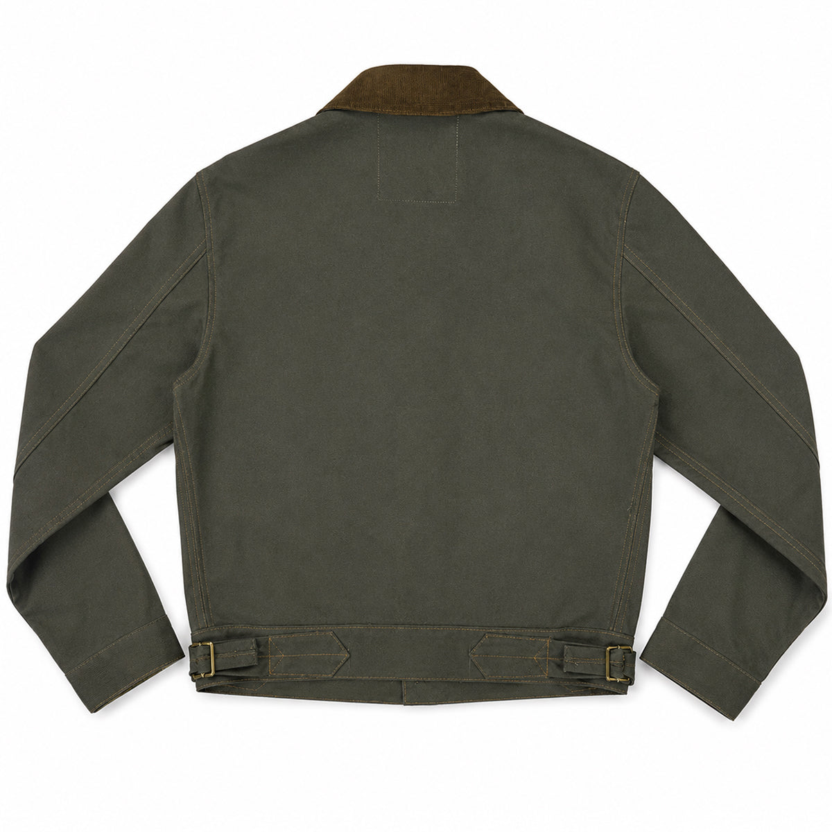 OPSTK #133 12oz Moss Green Duck Canvas 1930's Modify Cossack Jacket "Slim Fit"