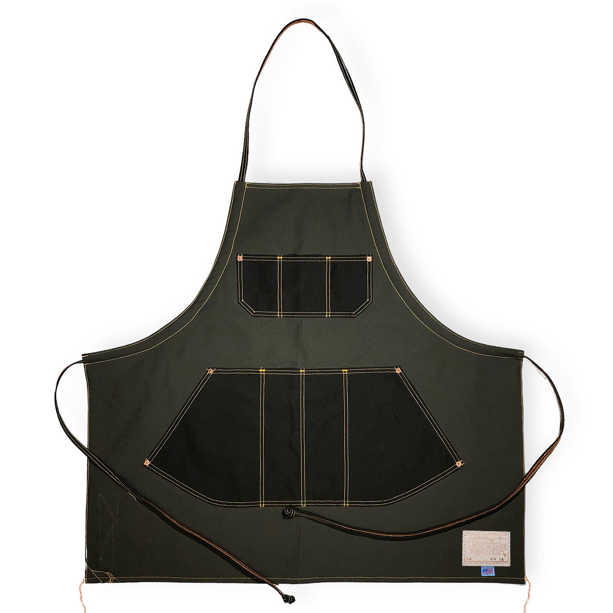 #133 12oz Olive MV Mills Duck Canvas Apron [ LIMITED QUANTITY ]
