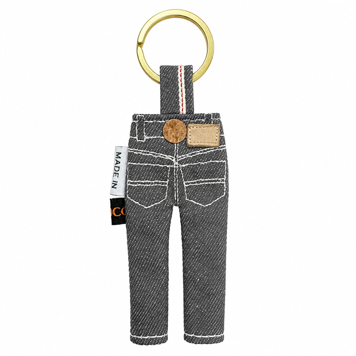 #77631 Japanese Grey Selvage Tiny Jean Keychain