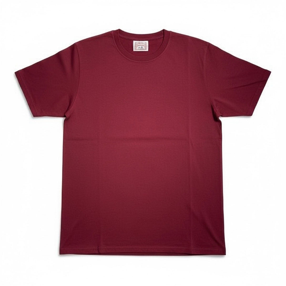 8.4oz TEXAS MADE "HEAVY ORGANIC" Crew Neck Cranberry