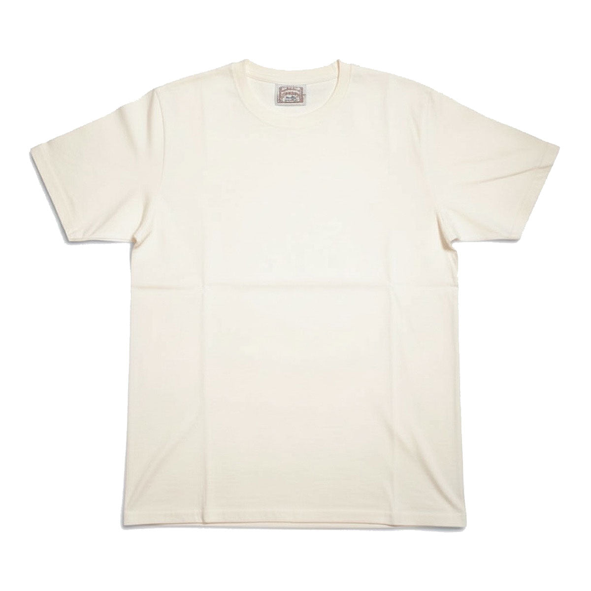 8.4oz TEXAS MADE "HEAVY ORGANIC" Crew Neck Vintage White