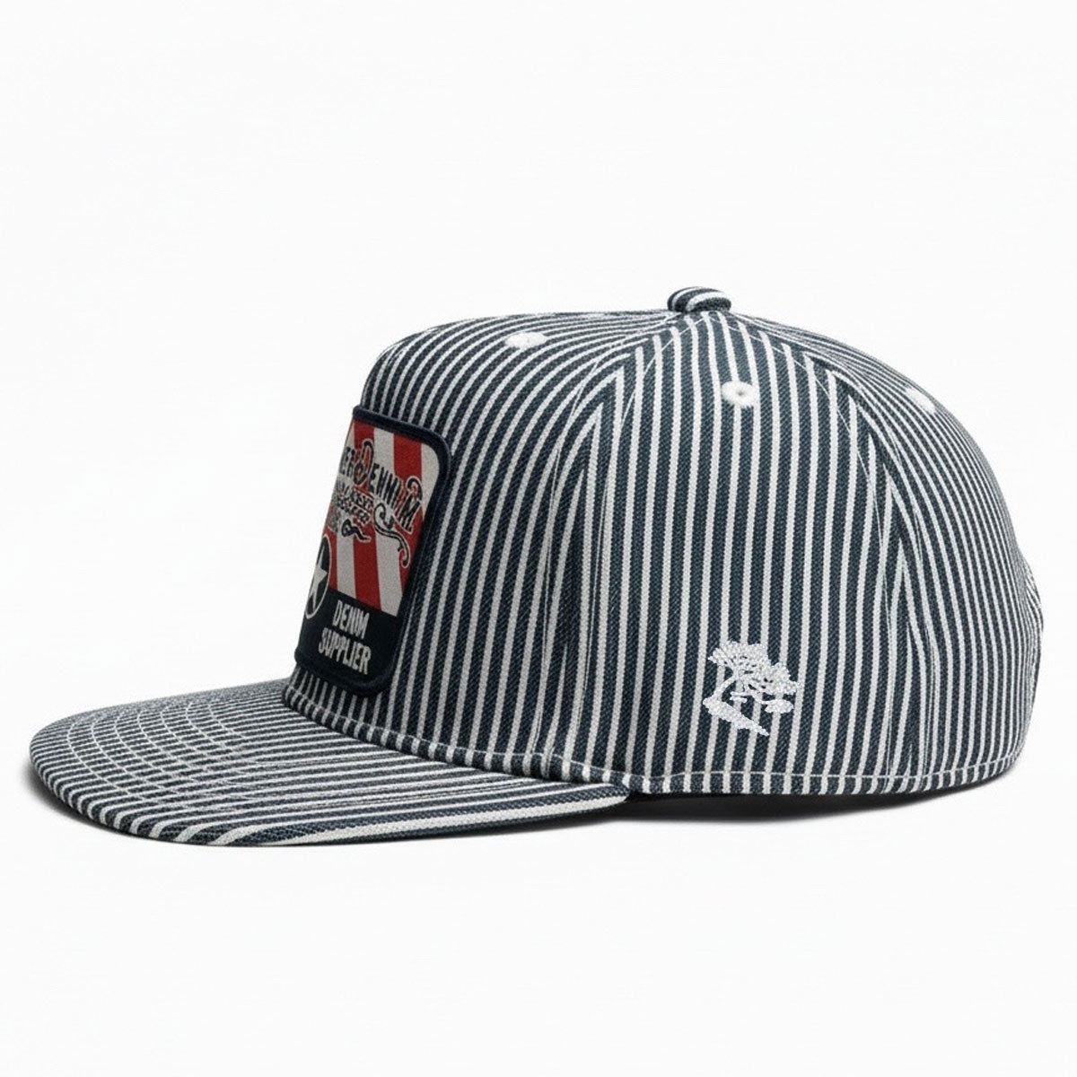 #HIC 10oz MV Mills Hickory Snapback CFDCo Feed Store Patch HAT-Mid Crown