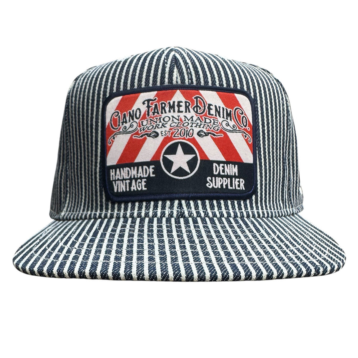 #HIC 10oz MV Mills Hickory Snapback CFDCo Feed Store Patch HAT-Mid Crown