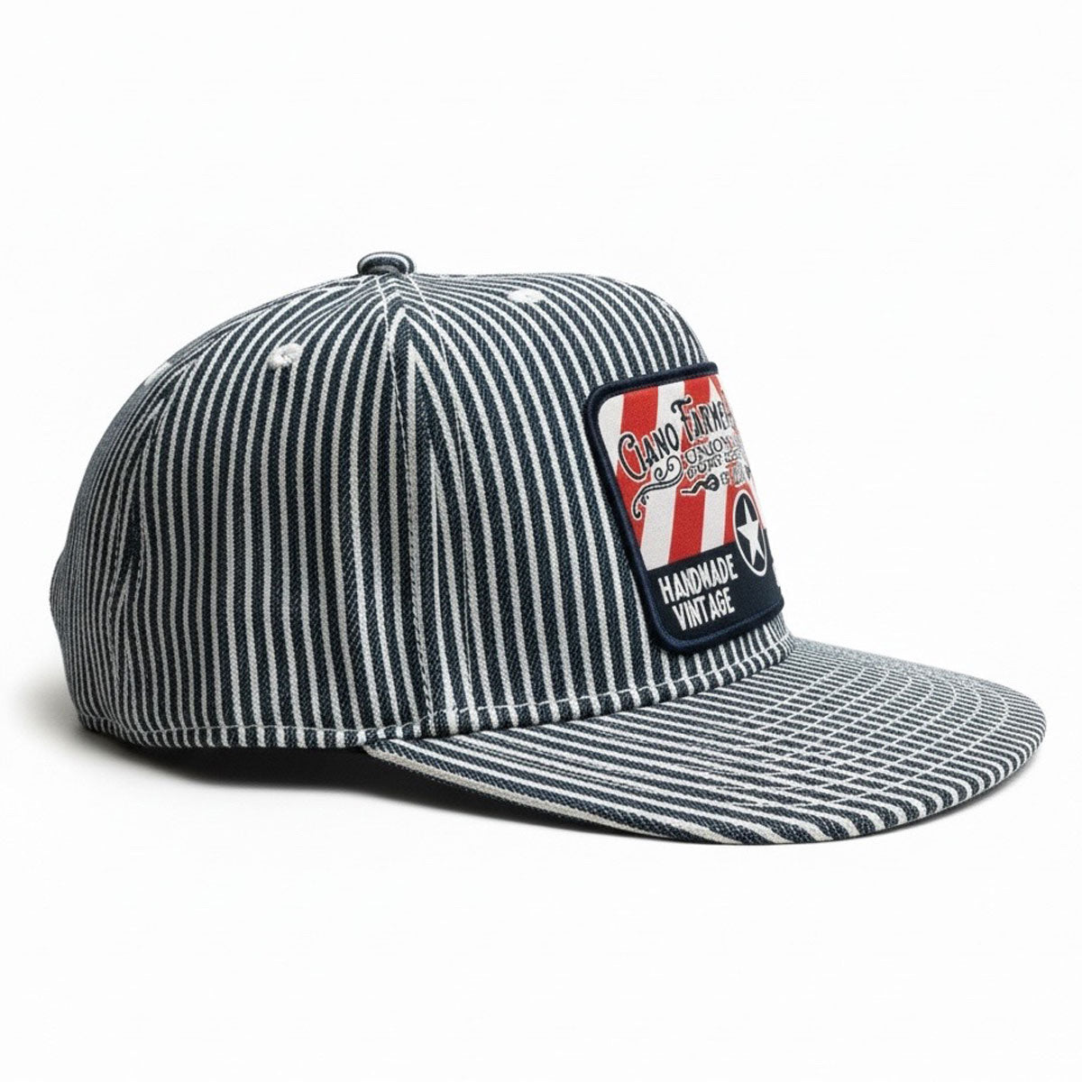 #HIC 10oz MV Mills Hickory Snapback CFDCo Feed Store Patch HAT-Mid Crown