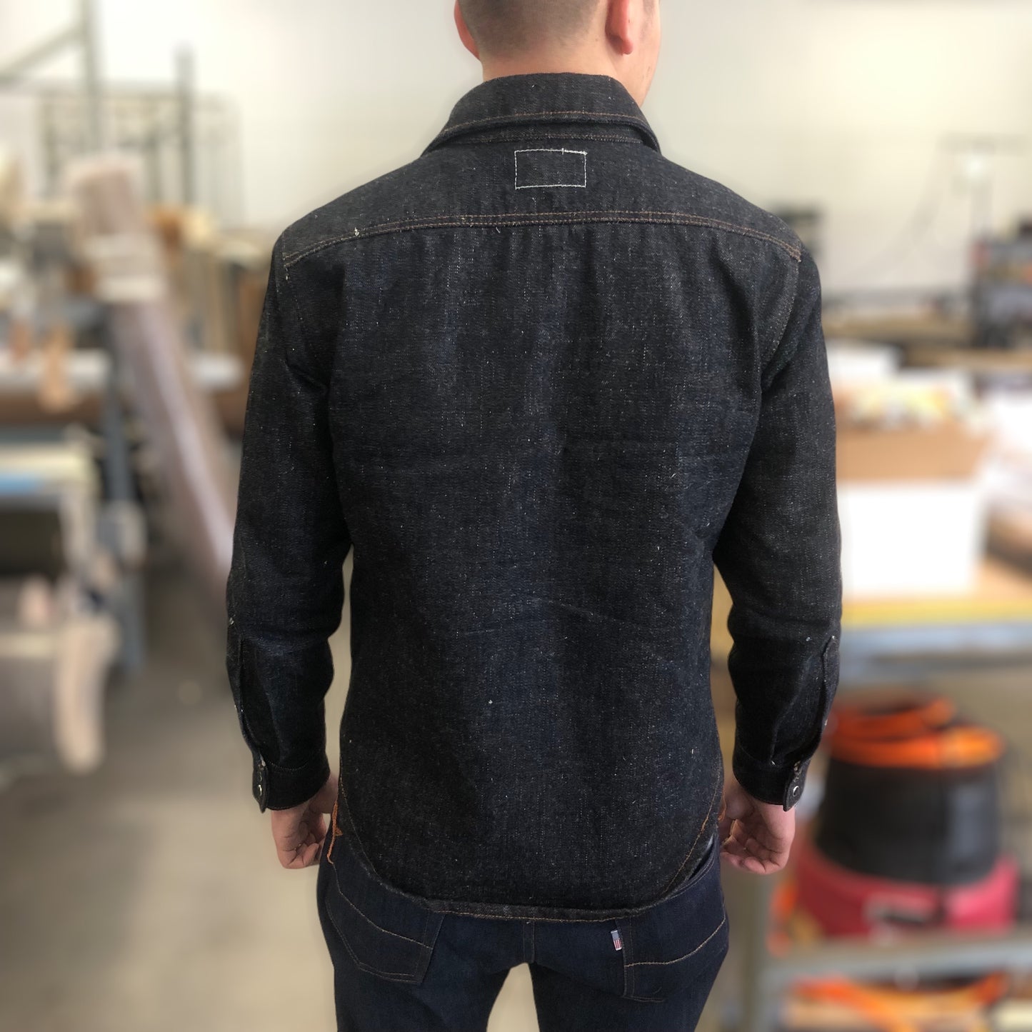 #0505 16oz Japanese INDIGO 'Secret Denim" Selvage Work Shirt