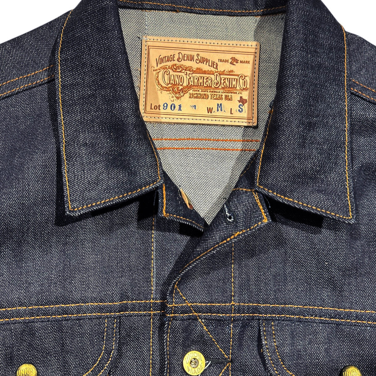 #901 13.5oz Cone Mills Selvage Denim Britton-Mason Farm Jacket