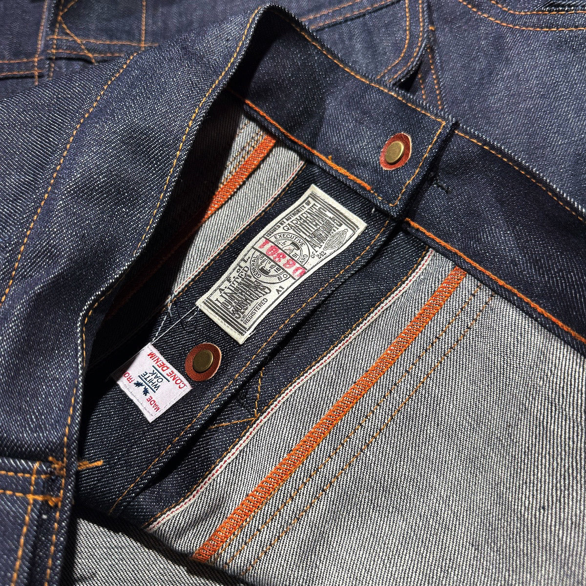 #901 13.5oz Cone Mills Selvage Denim Britton-Mason Farm Jacket