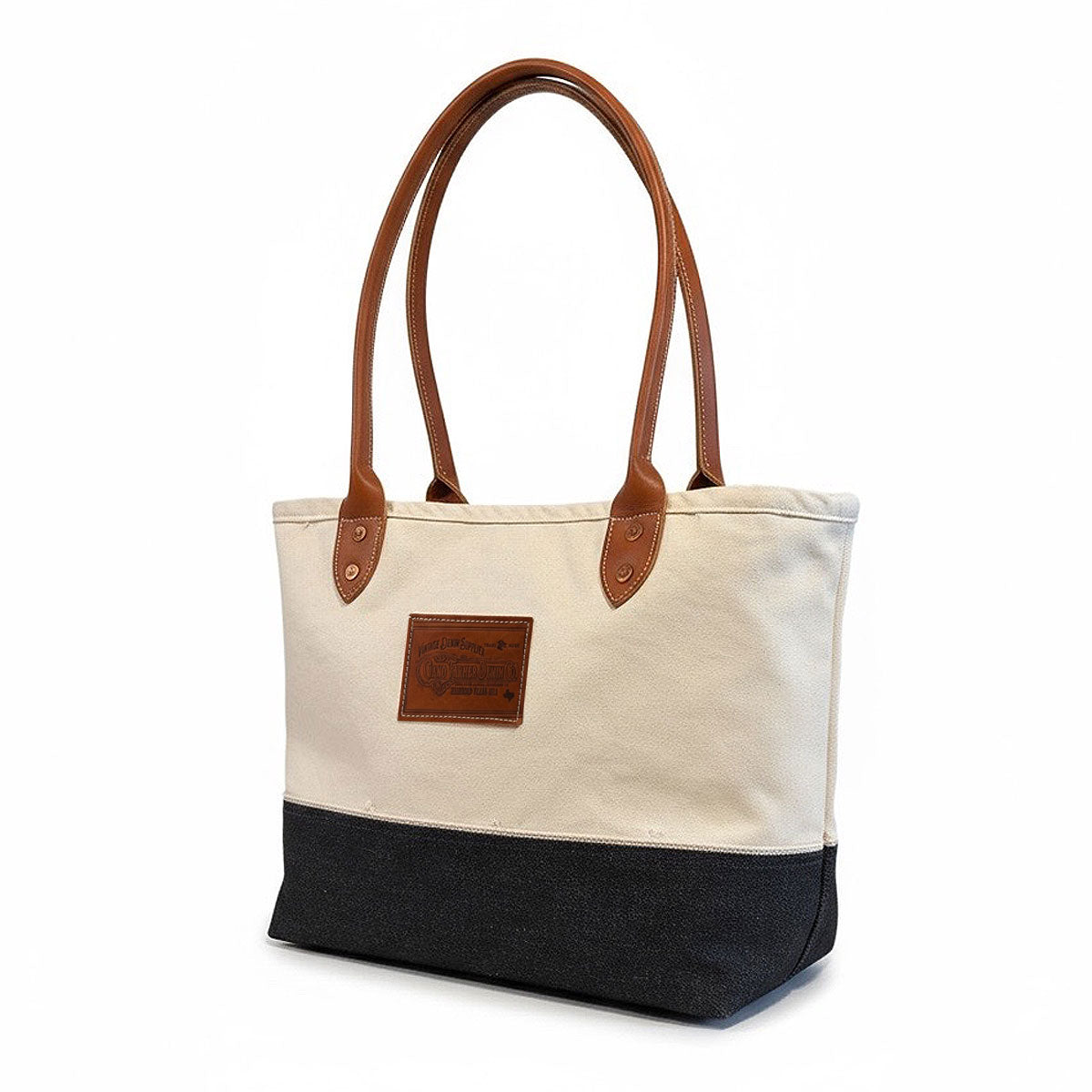 The Medium Farm Canvas/Denim Tote Bag