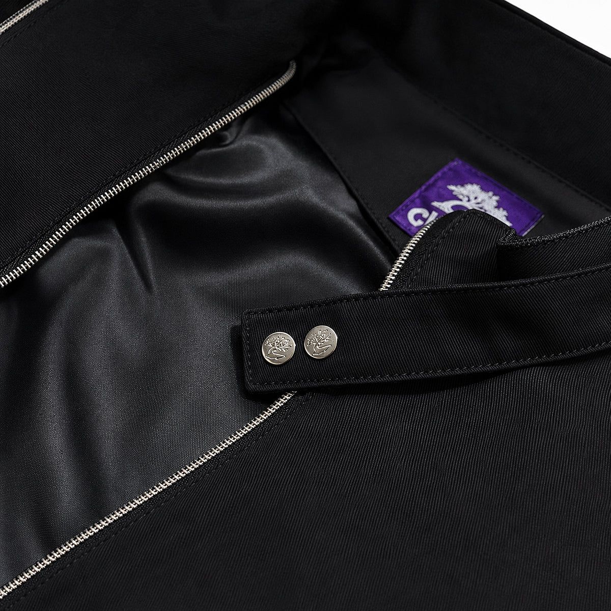 10oz Japanese Supima Cotton MO Jacket Black [Slim Fit]