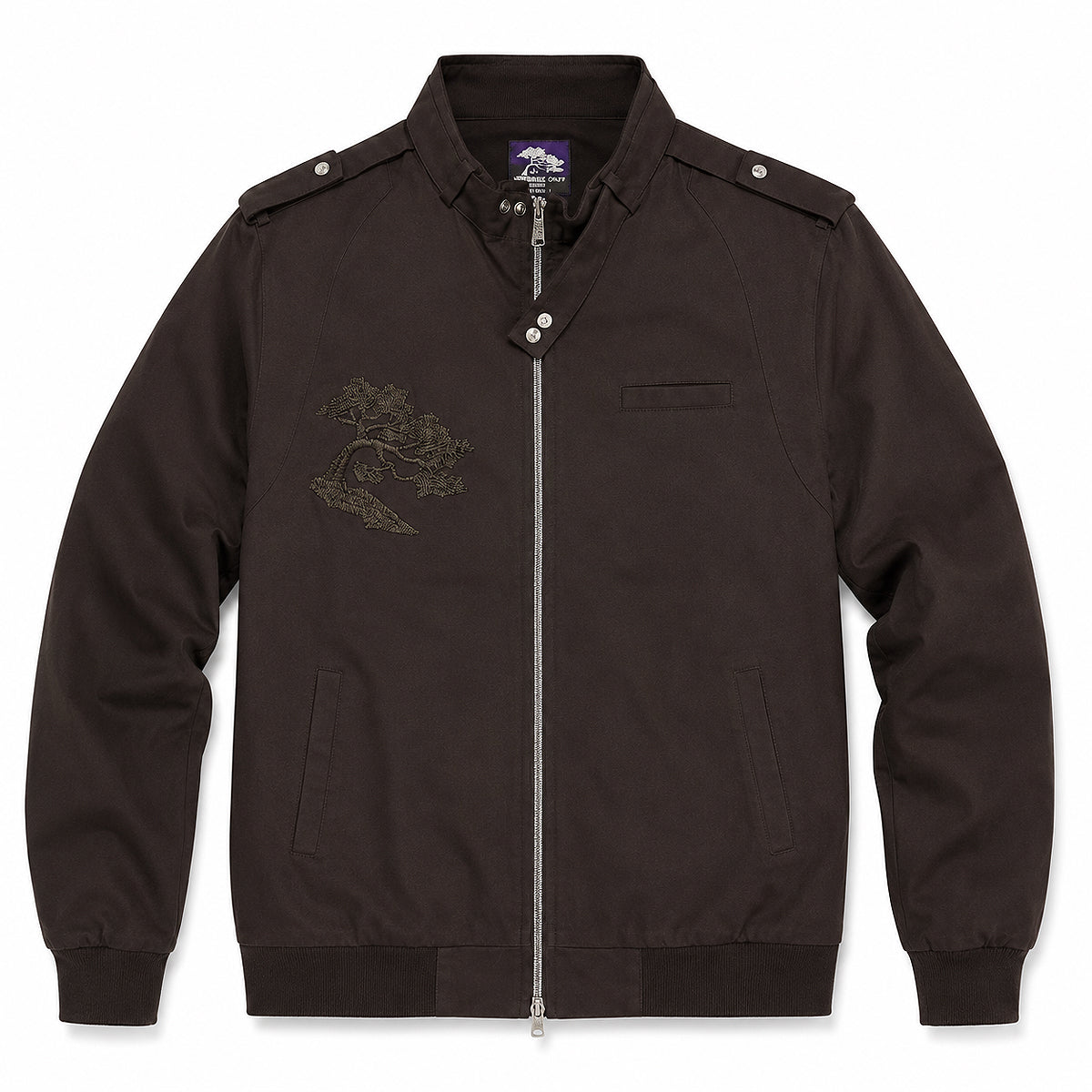 10oz Japanese Supima Cotton MO Jacket Brown [Slim Fit]