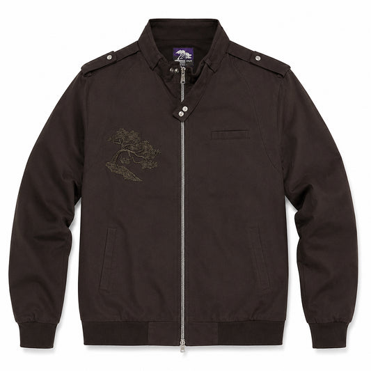 10oz Japanese Supima Cotton MO Jacket Brown [Slim Fit]