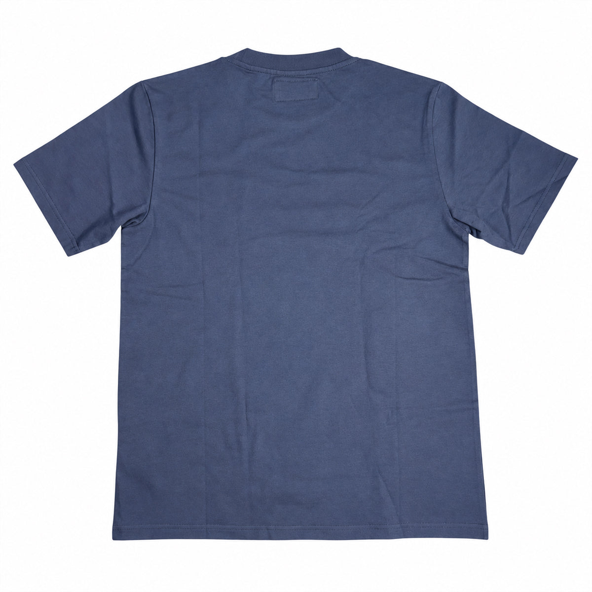 8.4oz TEXAS MADE "HEAVY ORGANIC" Crew Neck Indigo Sashiko Mock Pocket