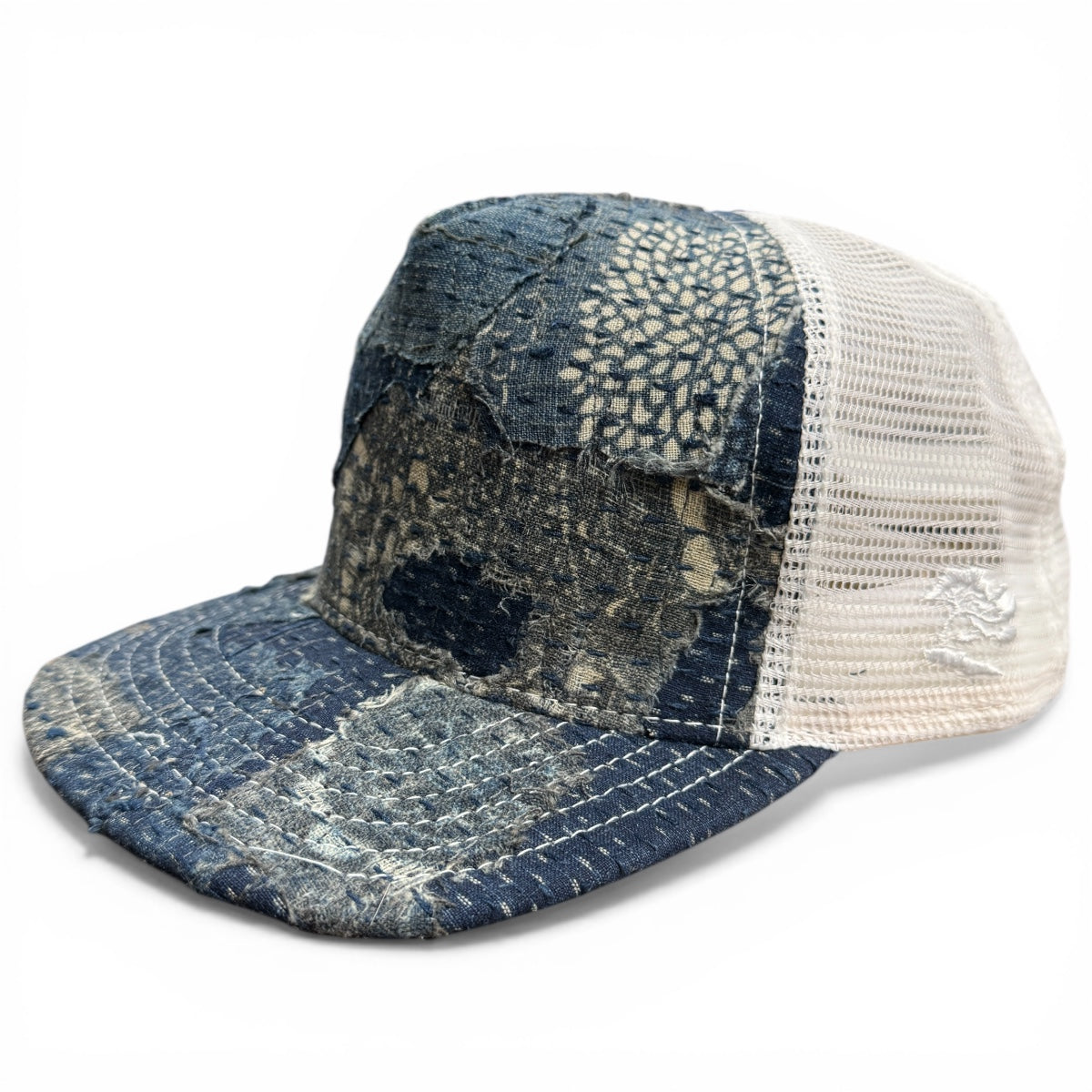 #B0ROIND Japanese Boro HAT 5 Panel- Mid Crown