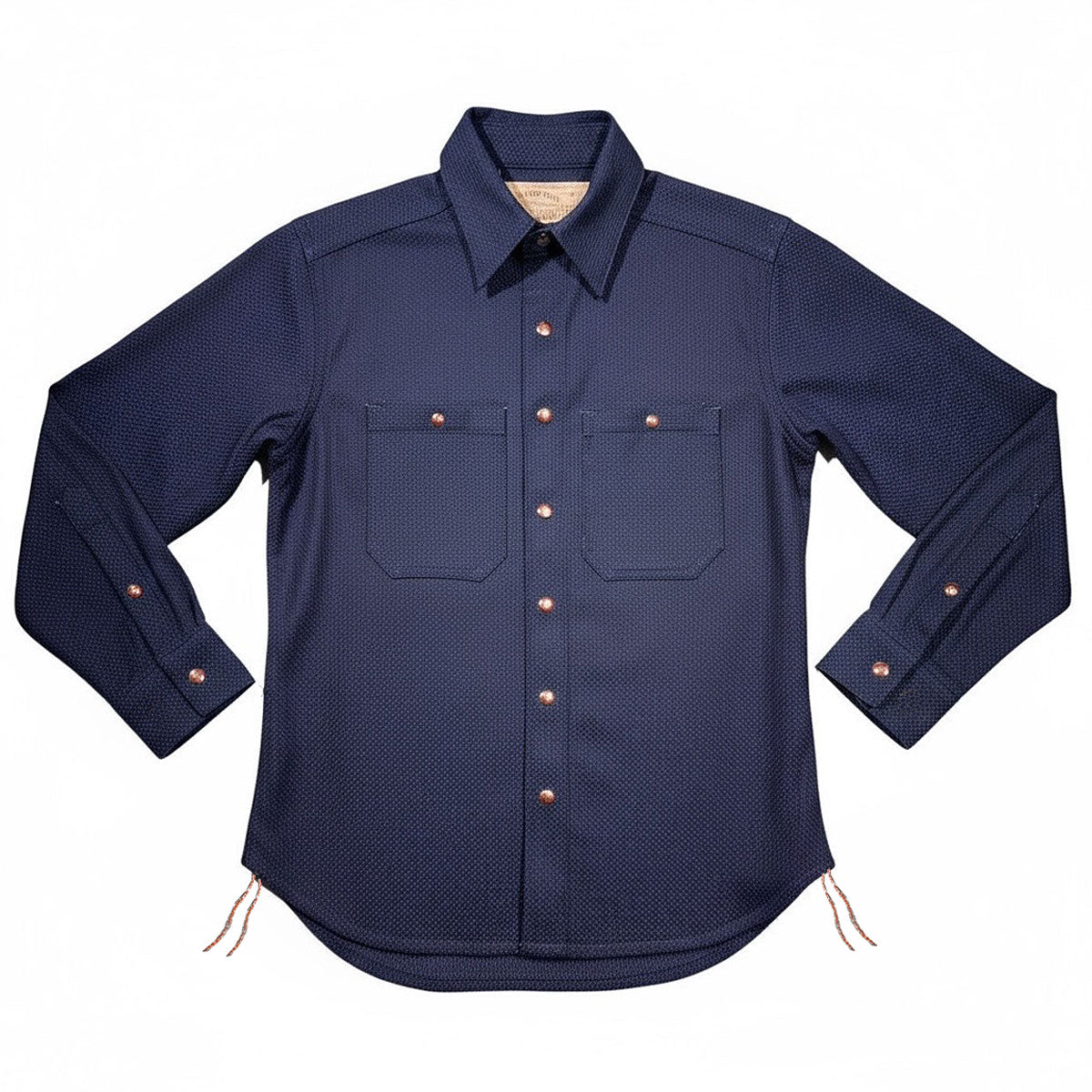 #SA 14oz Japanese Sashiko-Indigo Work Shirt