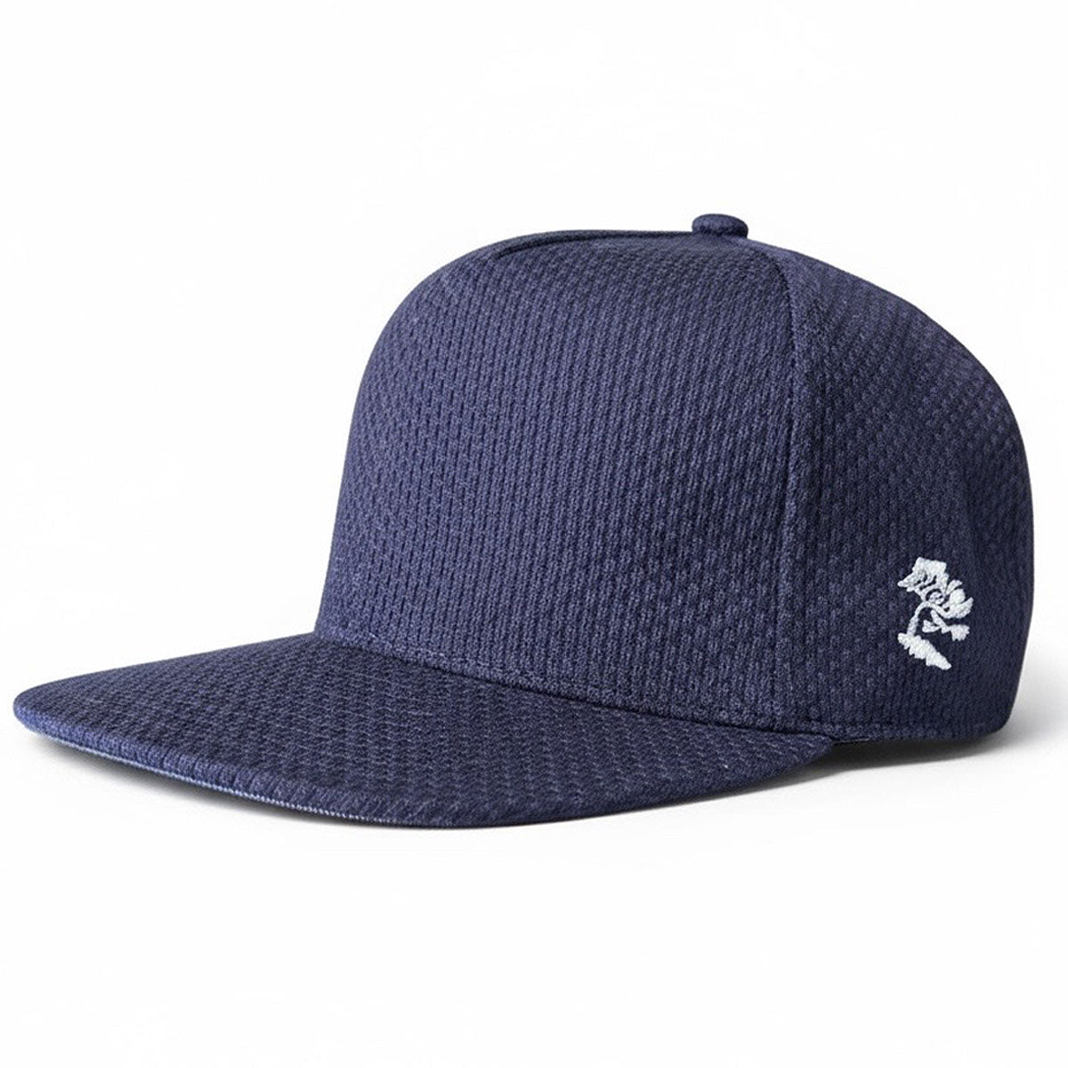 #SA 14oz Sashiko-Indigo Snapback HAT- High Crown